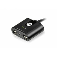 USB jagaja Aten US224-AT, 2 porti, must