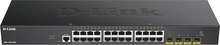 Võrgulüliti D-Link DGS-1250-28XMP/E, roheline