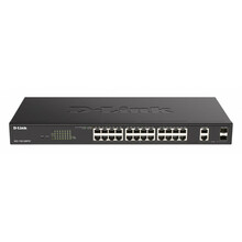 Võrgulüliti D-Link DGS-1100-26MPV2, hallatav L2, lauapealne/rack-monteeritav