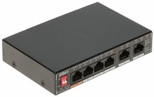 Võrgulüliti Dahua SG1006P, must, 4 PoE porti