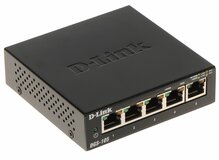 Lüliti D-Link DGS-105/E, 5 porti, must