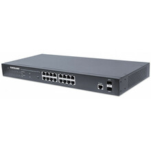 Võrgulüliti Intellinet 561341, 16 pordiga Gigabit POE+