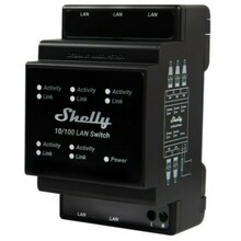 Võrgu lüliti Shelly LAN Switch, must