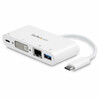 USB-C adapter StarTech DKT30CDVPD, valge