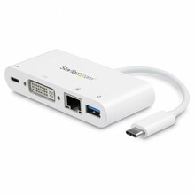 USB-C adapter StarTech DKT30CDVPD, valge