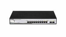 Võrgulüliti D-Link DGS-1210-10, must/hall