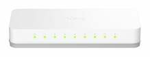 Võrgulüliti D-Link GO-SW-8E/E, valge