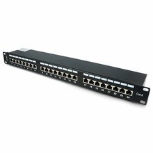 Patch panel LANBERG PPS6-1024-B, 24 pordiga, must
