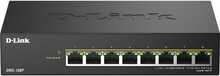 Võrgulüliti D-Link DMS-108P/E, 8 porti 2,5G Multi-Gigabit PoE, unmanaged