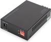 Optiline konverter Digitus DN-82150, Gigabit PoE, multimode, RJ45/SC, must