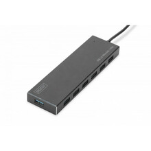 USB jagaja Assmann Electronic DIGITUS DA-70241-1, 7 porti, alumiinium
