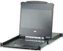 KVM lüliti Aten CL6708MW, 8 pordiga, must