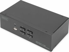 KVM lüliti Digitus DS-12882, 4 porti, Dual Display, 4K, DisplayPort