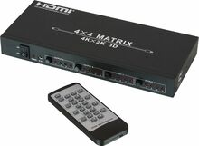 HDMI maatriks-lüliti Lindy 38152, 4x4, 4K UHD, HDMI 1.4