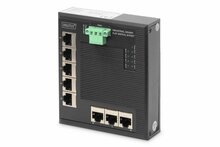 Võrgulüliti Digitus DN-651127, 8 porti, must
