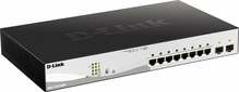 Võrgulüliti D-Link DGS-1210-10MP, must