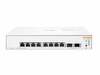 Võrgukommutaator HPE JL680A 8G 2SFP, valge