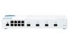 Võrgulüliti QNAP QSW-M408S, 8 porti 1 Gbps, 4 porti 10 GbE SFP+