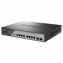 Võrgulüliti D-Link DSS-200G-10MPP/E, hall