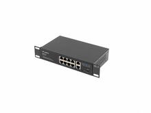 Võrgulüliti LANBERG RSFE-8P-2GE-120, PoE, 10 porti
