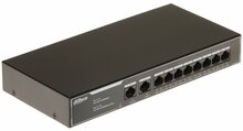 Võrgulüliti Dahua SG1010LP, must, 8 porti PoE