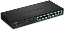 Võrgulüliti Trendnet TPE-TG83, must, 8 porti, PoE+