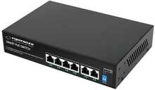 Võrgulüliti Esperanza ENS105 6-port Poe Switch 10/100 60W