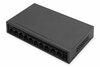 Võrgulüliti Digitus DN-95354, 8 pordiga Fast Ethernet, must