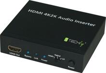 Helimuundur Techly HDMI 2K4K audio HDMI/TOSLINK/AUDIO stereo L/R