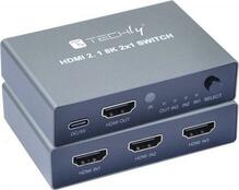 HDMI 2.1 8K*60Hz 3x1 lüliti TECHLY
