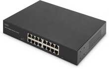 Võrgulüliti Digitus DN-80112-2, must, 16-port Gigabit