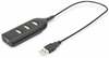 USB jagaja Digitus AB-50001-1, must
