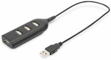 USB jagaja Digitus AB-50001-1, must