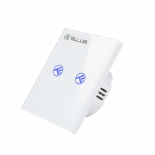 Smart WiFi lüliti Tellur SS2N, 2 porti, 1800W