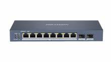 Võrgulüliti Hikvision DS-3E1510P-SI, 10 porti, 8 PoE porti