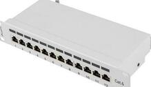 Plaasterpaneel Lanberg PPF6-9012-S, 12 porti, 1U, cat.6, hall