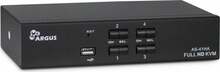 KVM lüliti Inter-Tech AS-41HA, must