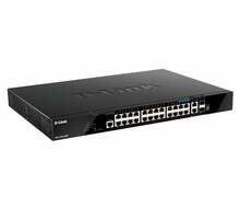 Võrgulüliti D-Link DGS-1520-28MP/E, must