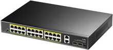 Võrgulüliti CUDY GS1026PS2, 24 pordiga