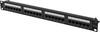 Patch panel Lanberg PPUA-1024-B, must, 24 porti 1U