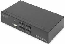 KVM lüliti Assmann Electronic DS-12880, 2x1 HDMI, 4 porti, 4K/30Hz FreeSync