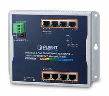 Võrgulüliti PLANET WGS-4215-8P2S, must