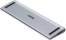 KVM dokkimisjaam Unitek UHUB15+ (D1106AGY01), 2x HDMI 4K60Hz, 1x DP 4K30Hz, USB-C PD 100W, koos alusega