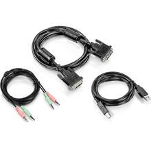 KVM kaabel Trendnet TK-CD06, must, 1,8 m