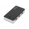 USB jagaja Digitus DA-70231, 4 porti, must/hõbe