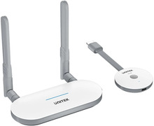 Juhtmevaba HDMI saatja ja vastuvõtja Unitek, valge