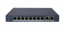 Võrgulüliti Hikvision DS-3E1510P-EI/M, 10 porti, 8 PoE porti