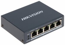 Võrgulüliti Hikvision DS-3E0505P-E/M, 5 pordiga, 4 PoE pordiga