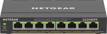 Võrgulüliti NETGEAR GS308EPP, must