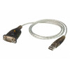 Adapter Aten UC232A1, USB to RS-232, 1 m, läbipaistev